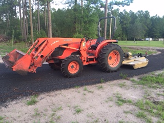Bush Hog Mowing in Keystone Heights - Odom Ranch - St. Augustine Florida - Starke Florida - Palatka Florida